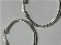 Orecchini Domar Donna Cerchi argento 925 lisci in Argento ORAR-467-280 - ORAR-467-280